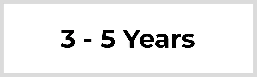 3 - 5 Years